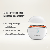 Radiant Youth Neck & Face Massager™ – EMS, LED & Heat Therapy Device - Clarithé