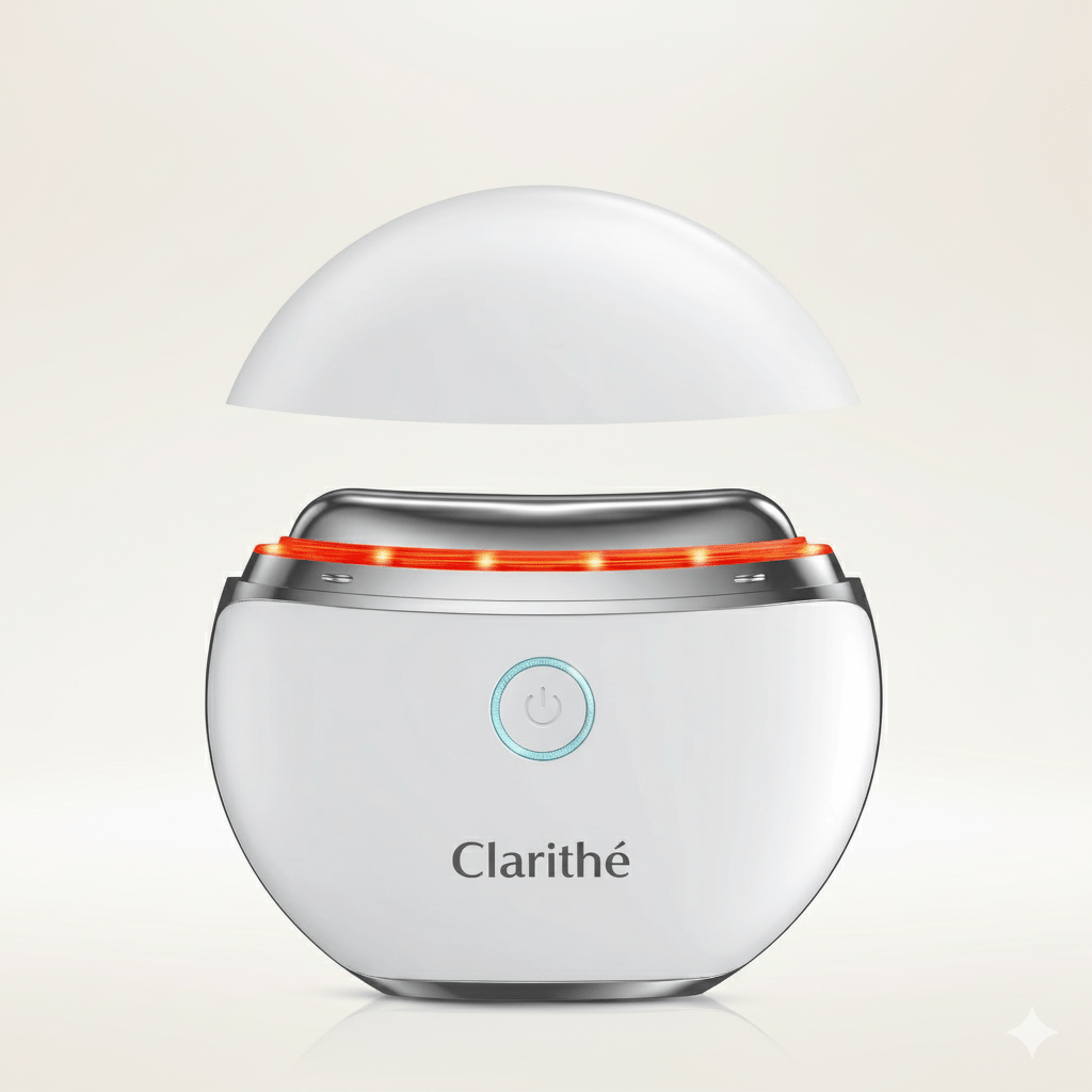 Radiant Youth Neck & Face Massager™ – EMS, LED & Heat Therapy Device - Clarithé